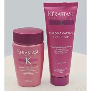 Kerastase Reflection Chroma Captive Shampoo 80ml & Conditioner 75ml Travel Set
